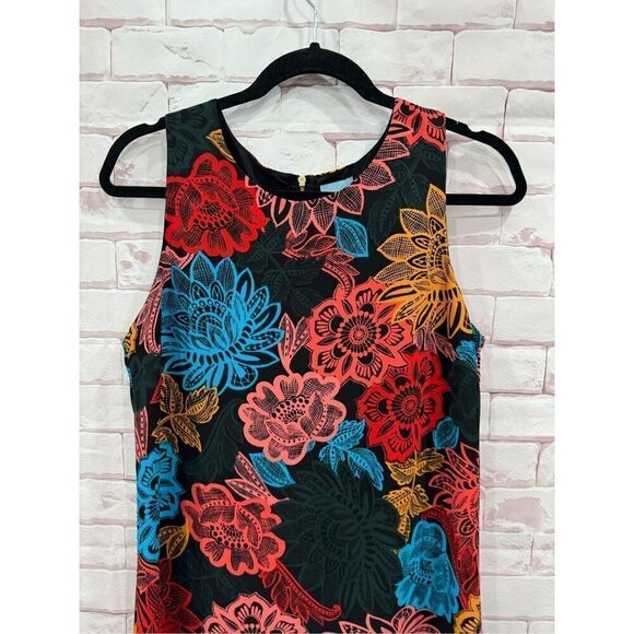 CeCe sleeve less summer polyester  dress size small - Picture 2 of 7